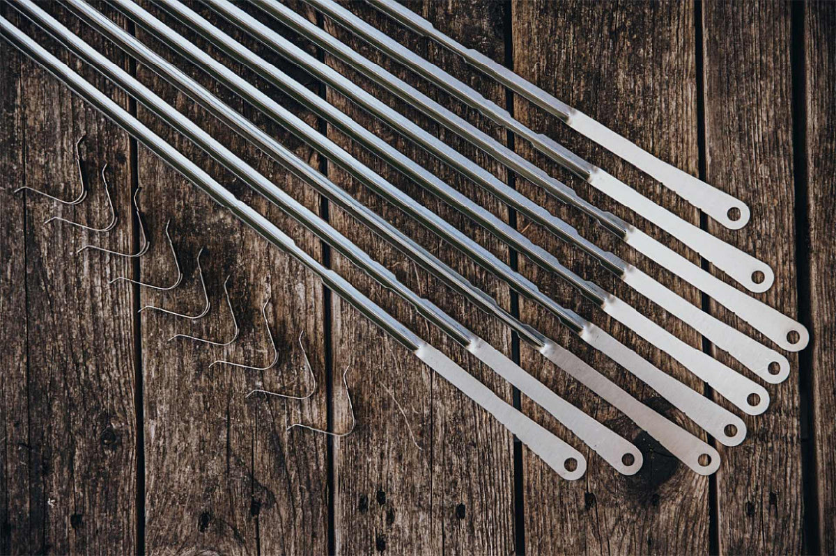 Rotisserie-spiesen (set van 9 stuks) .66 (LeCHEF)