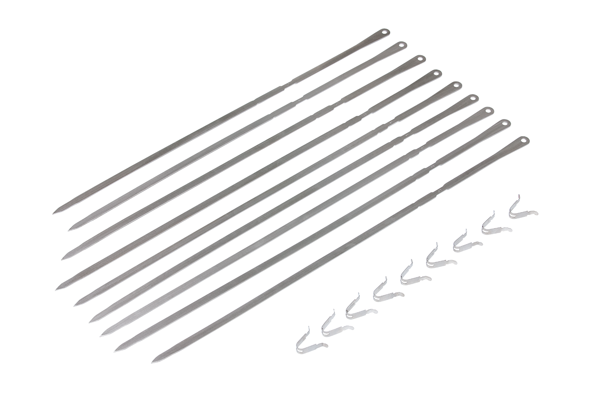 LeCHEF Rotisserie Spiesse (Set 9 Stk.) MONOLITH GRILL