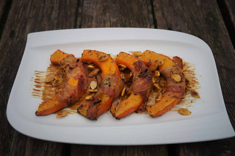 Hokkaido Wedges mit Pancetta