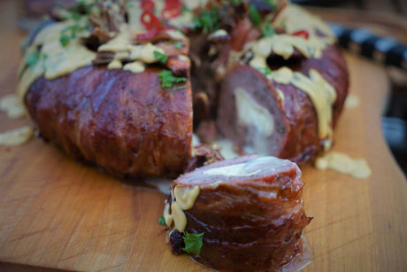 Pulled Pork & Cheese BBQ Doughnut