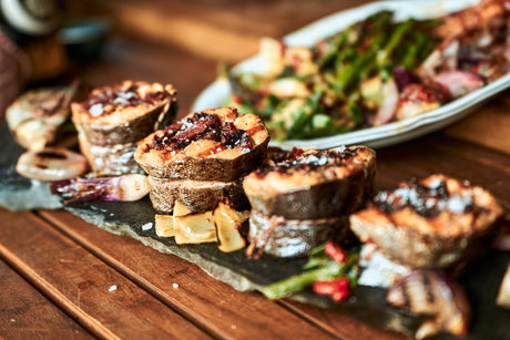Surf ‘n’ Turf  – Rehwild und Forelle auf Gemüsebett