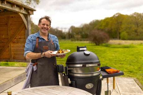 Gegrillter Knollensellerie & Chicorée mit Paprika-Dressing