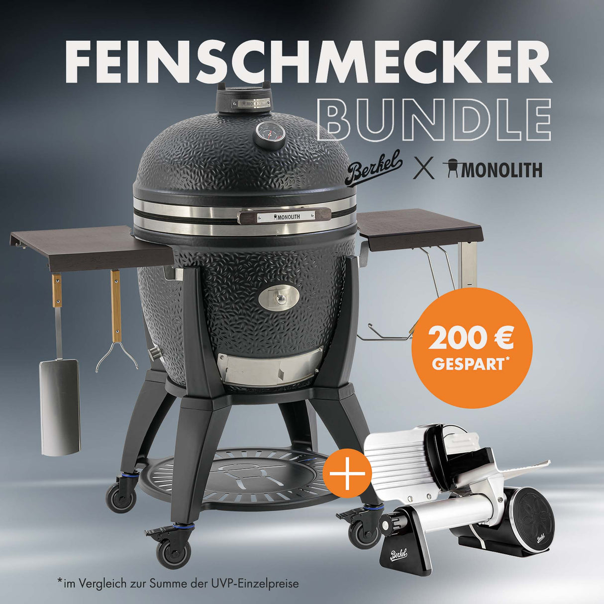 AVANTGARDE.66 mit Gestell + Berkel Icon Line 170 Schneidemaschine