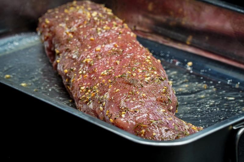 Cold Worked Filet Cold-smoked pork fillet with apple and onion chutney