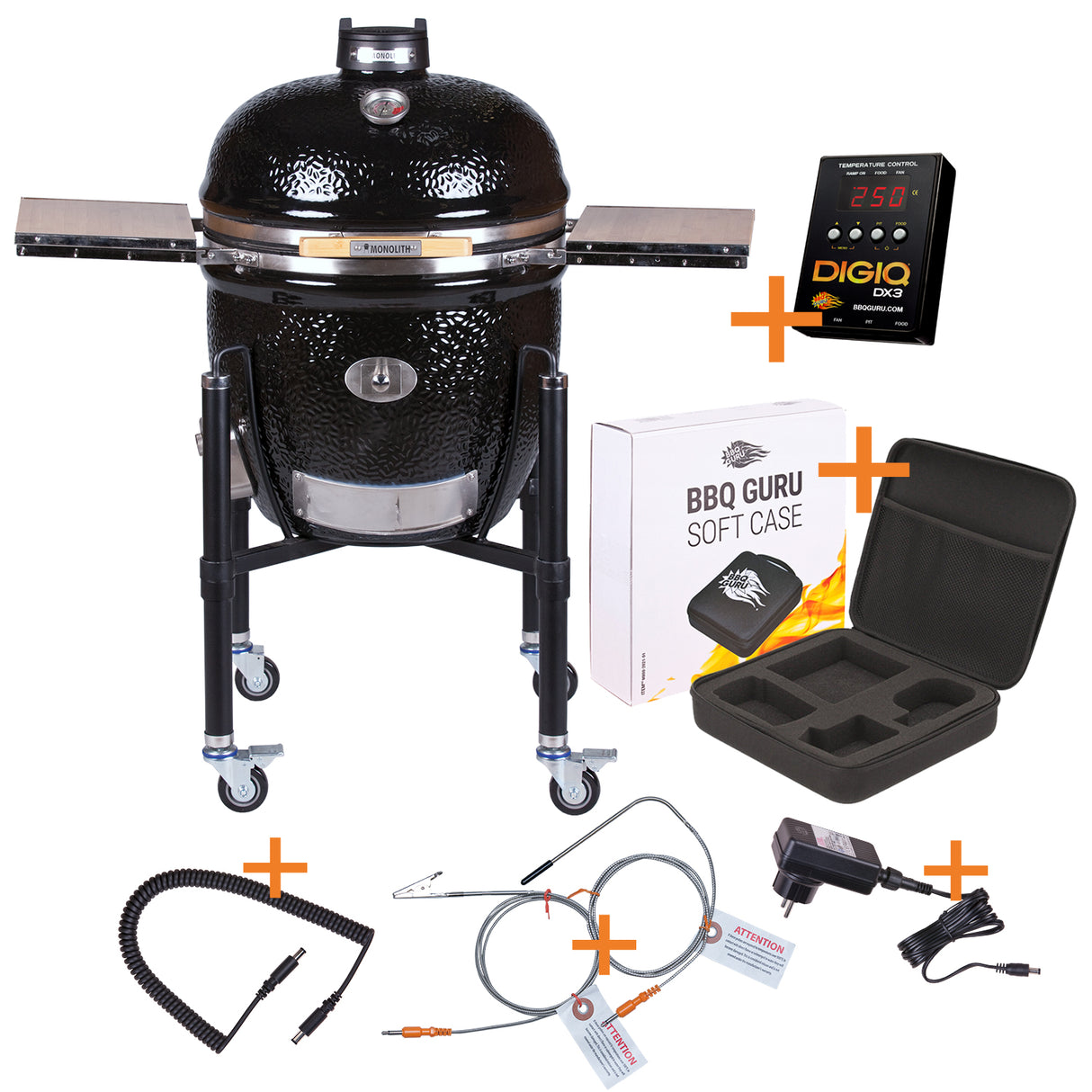 LeCHEF 2.0 BBQ GURU CONTROLLER-BUNDLE CON RACK