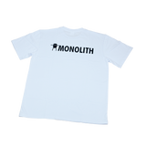 T-shirt MONOLITH wit